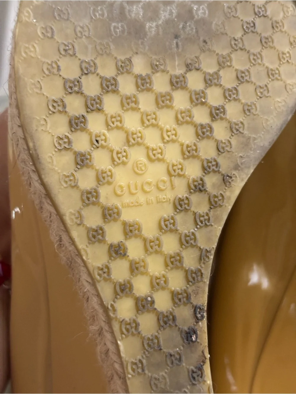 Gucci patent leather